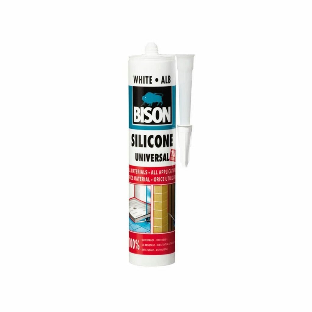 Ancore chimice, Silicon Universal BISON, alb, 280ml, Fixkit.ro